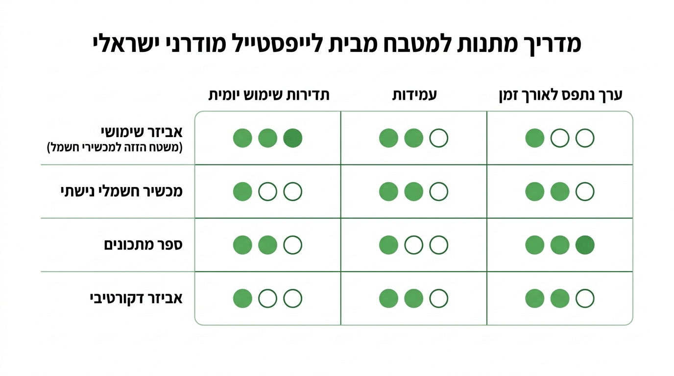 השוואת עלות מול תועלת – מה שווה להשקיע בו במטבח